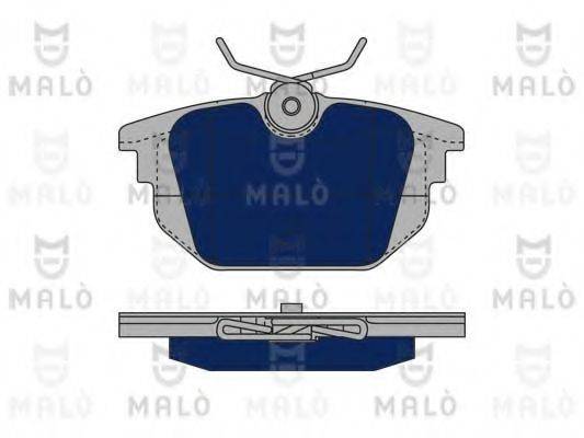 Комплект тормозных колодок, дисковый тормоз MALO 1050047