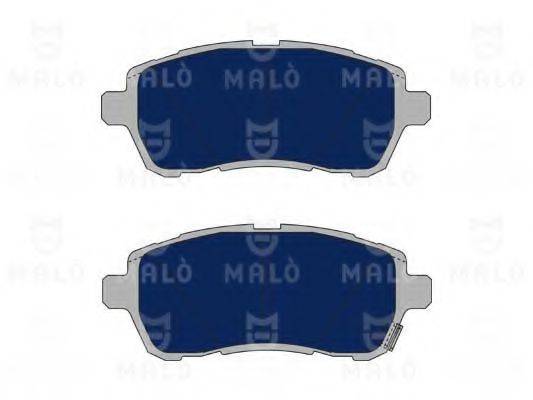 MALO 1050090 Комплект гальмівних колодок, дискове гальмо