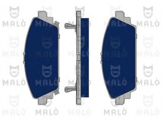 MALO 1050128 Комплект тормозных колодок, дисковый тормоз