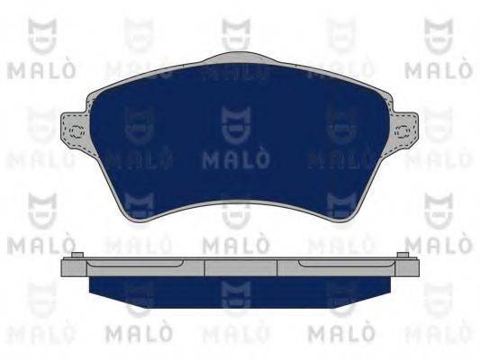Комплект тормозных колодок, дисковый тормоз MALO 1050178