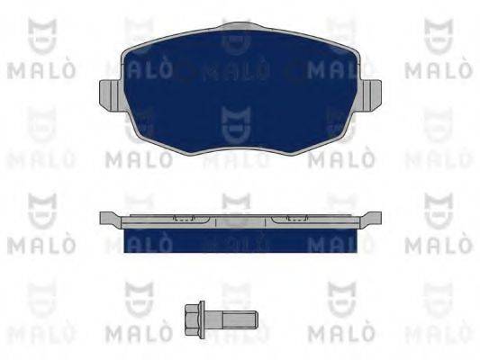 Комплект тормозных колодок, дисковый тормоз MALO 1050190