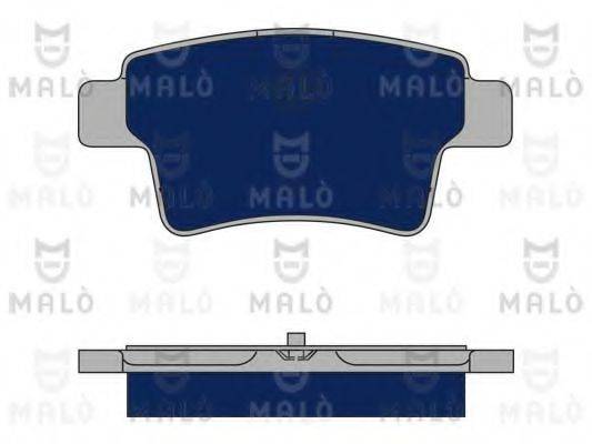 MALO 1050251 Комплект тормозных колодок, дисковый тормоз