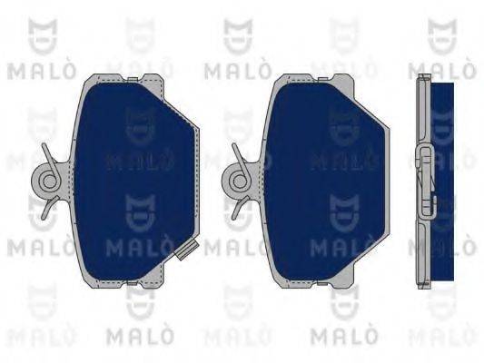 Комплект гальмівних колодок, дискове гальмо MALO 1050261