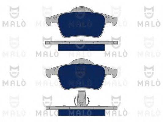 MALO 1050327 Комплект гальмівних колодок, дискове гальмо