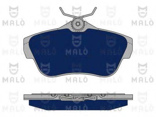Комплект гальмівних колодок, дискове гальмо MALO 1050348