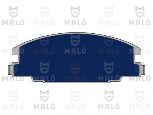Комплект гальмівних колодок, дискове гальмо MALO 1050428