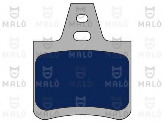 Комплект гальмівних колодок, дискове гальмо MALO 1050459
