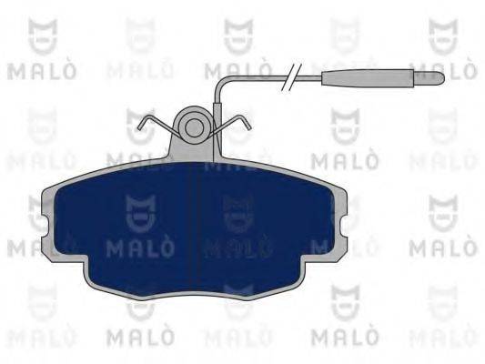 Комплект тормозных колодок, дисковый тормоз MALO 1050461
