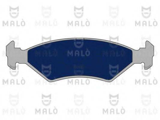 Комплект гальмівних колодок, дискове гальмо MALO 1050517