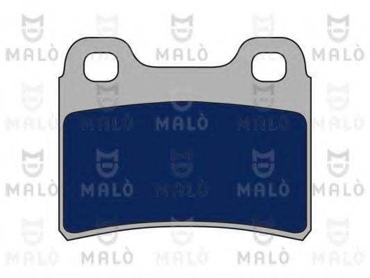 Комплект тормозных колодок, дисковый тормоз MALO 1050527