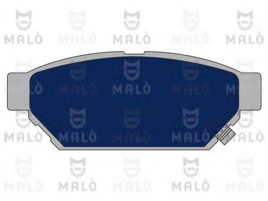 Комплект гальмівних колодок, дискове гальмо MALO 1050562