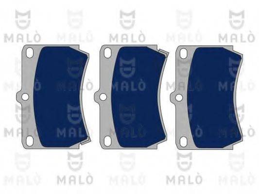 Комплект тормозных колодок, дисковый тормоз MALO 1050593