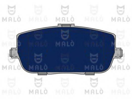 Комплект гальмівних колодок, дискове гальмо MALO 1050598