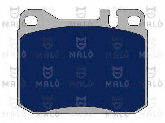 Комплект гальмівних колодок, дискове гальмо MALO 1050599