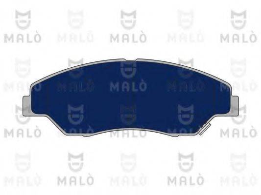 Комплект гальмівних колодок, дискове гальмо MALO 1050631