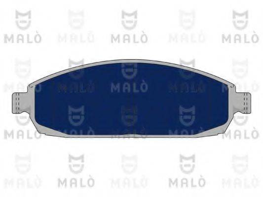 Комплект гальмівних колодок, дискове гальмо MALO 1050836