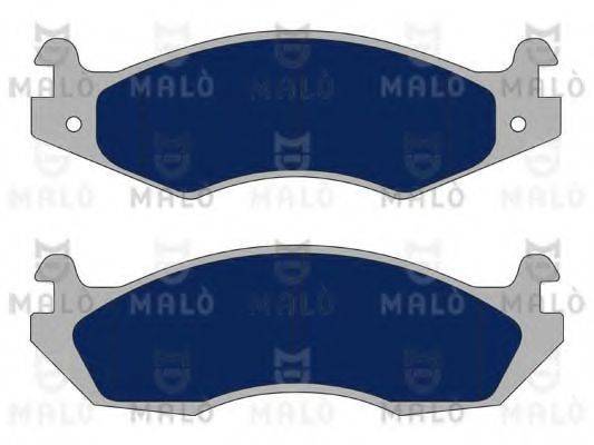 Комплект тормозных колодок, дисковый тормоз MALO 1050857