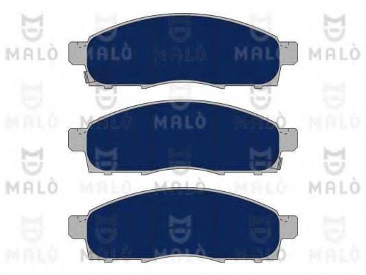 Комплект тормозных колодок, дисковый тормоз MALO 1050907
