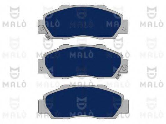 Комплект гальмівних колодок, дискове гальмо MALO 1051078