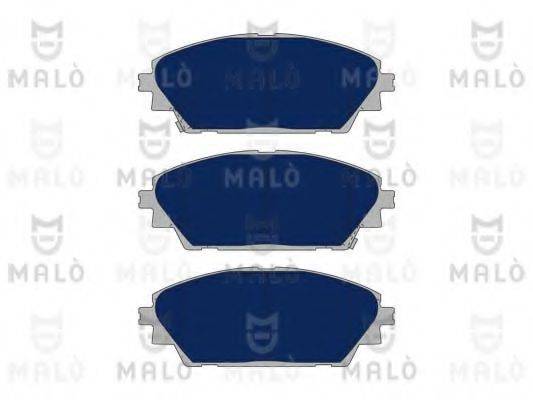 Комплект гальмівних колодок, дискове гальмо MALO 1051142