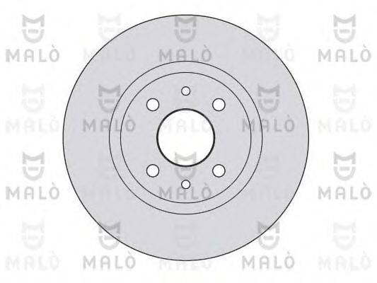MALO 1110016 Тормозной диск