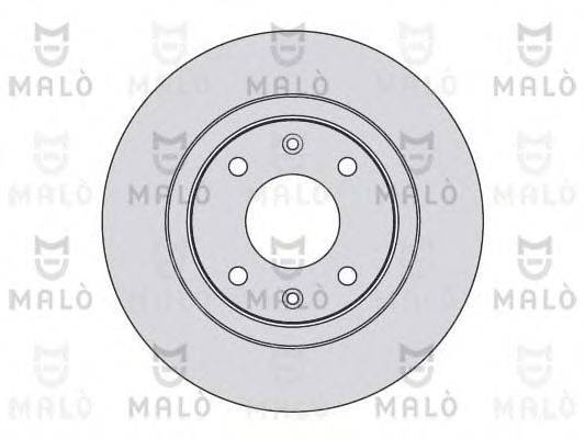 MALO 1110061 Тормозной диск