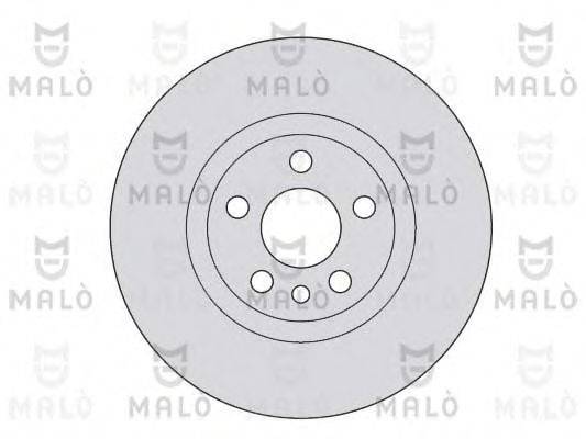 MALO 1110166 Тормозной диск