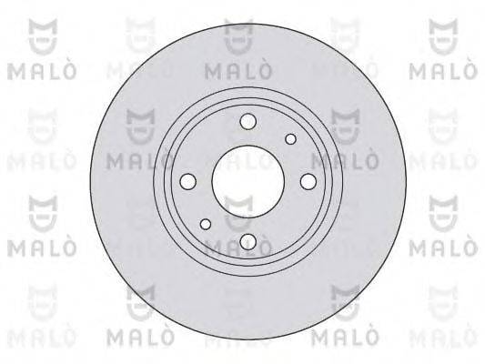 MALO 1110167 Тормозной диск