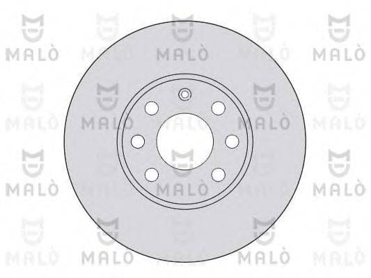 MALO 1110176 Тормозной диск