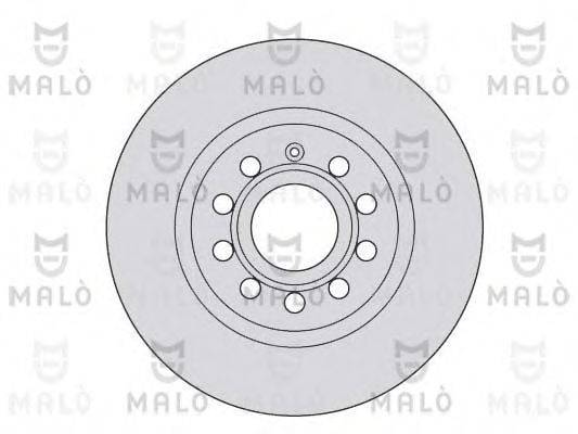 MALO 1110210 Тормозной диск