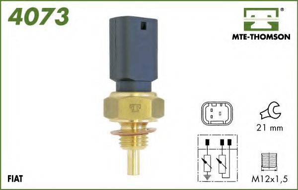 MTE-THOMSON 4073 Датчик, температура охлаждающей жидкости