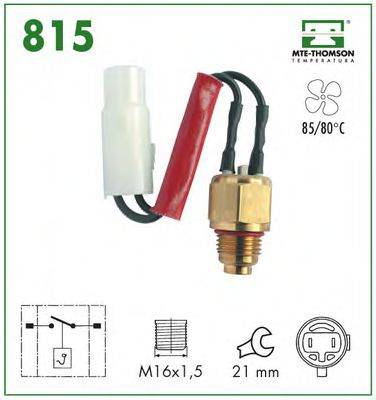 MTE-THOMSON 815 Термові вимикач, вентилятор радіатора