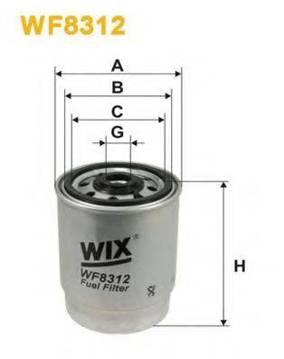 WIX FILTERS WF8312 Топливный фильтр