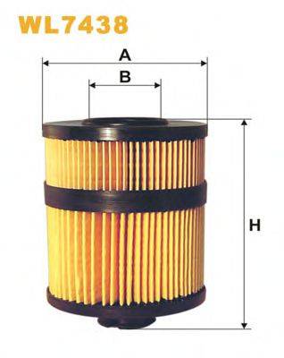 Масляний фільтр WIX FILTERS WL7438