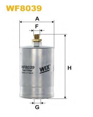 WIX FILTERS WF8039 Топливный фильтр