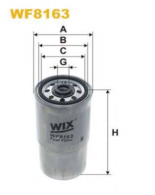 WIX FILTERS WF8163 Топливный фильтр