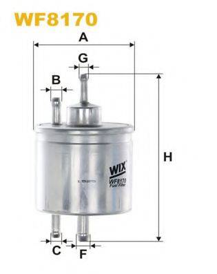 WIX FILTERS WF8170 Топливный фильтр