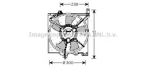 Вентилятор, охолодження двигуна PRASCO DN7506