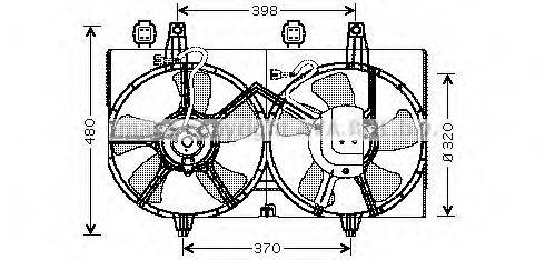 Вентилятор, охлаждение двигателя PRASCO DN7511