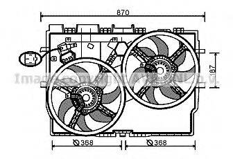 Вентилятор, охлаждение двигателя PRASCO FT7585