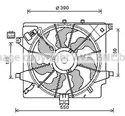 Вентилятор, охолодження двигуна PRASCO HY7563