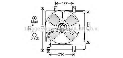 Вентилятор, охлаждение двигателя PRASCO MZ7504