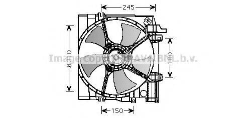 Вентилятор, охолодження двигуна PRASCO SU7513