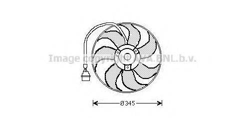 Вентилятор, охолодження двигуна PRASCO AI7509