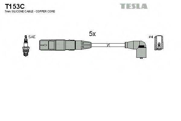 TESLA T153C Комплект проводов зажигания