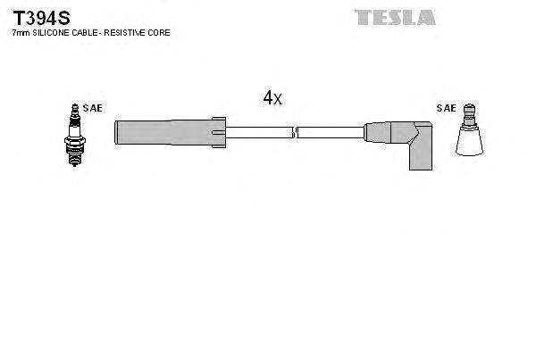 TESLA T394S Комплект проводов зажигания