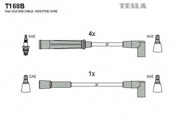 TESLA T168B Комплект дротів запалення