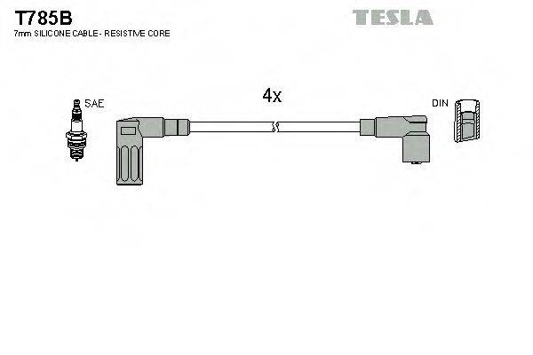 TESLA T785B Комплект проводов зажигания