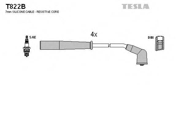 TESLA T822B Комплект дротів запалення