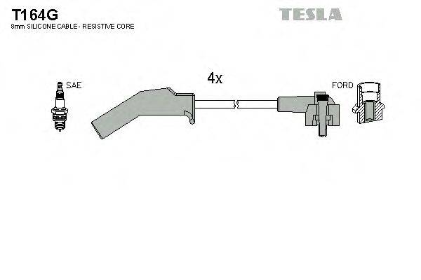 TESLA T164G Комплект дротів запалення